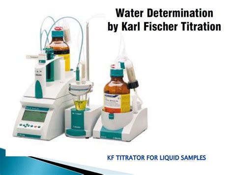 karl fischer titration standards